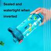 600ml Kids Water Cup With Silicone Straw Water Sippy Cup New Water Bottle  For Kids