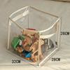 Transparent Toy Storage Box Foldable Organizer Basket New Storage Basket