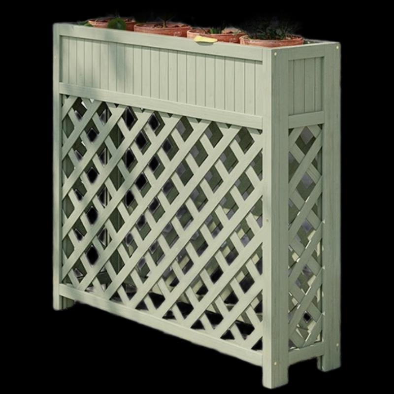 Уличная перегородка-подставка для растений