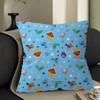 Cartoon Hey-D-Duggee Maple Design Cushion Cover Happy Autumn Harvest Decor Holiday Decorati Pillow Cover