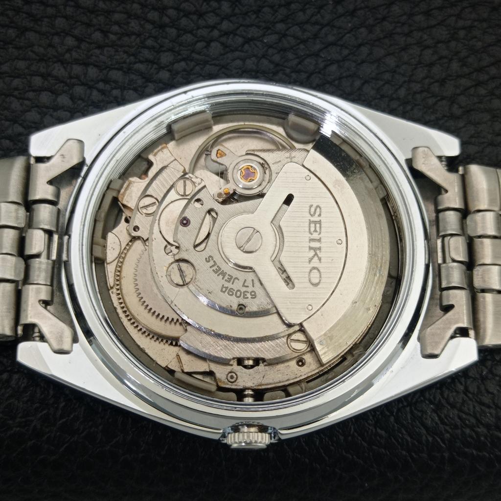 АВТОМАТИЧЕСКИЕ ВИНТАЖНЫЕ ОТРЕМОНТИРОВАННЫЕ МУЖСКИЕ ЧАСЫ SEIKO 5 6309A ЯПОНИЯ СИНЕГО ЦВЕТА a442395-1