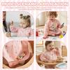 Waterproof Baby Bibs Adjustable Neckline Kids Art Smock New Full Sleeve Bibs  Baby Feeding