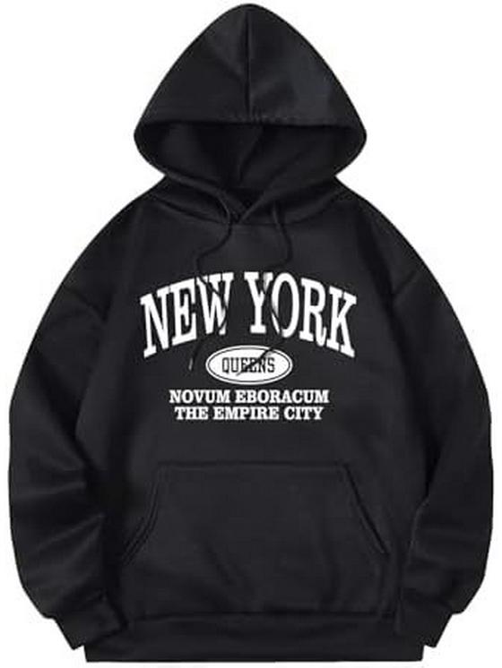 2024 COZYEASE Женский худи с длинным рукавом и принтом букв