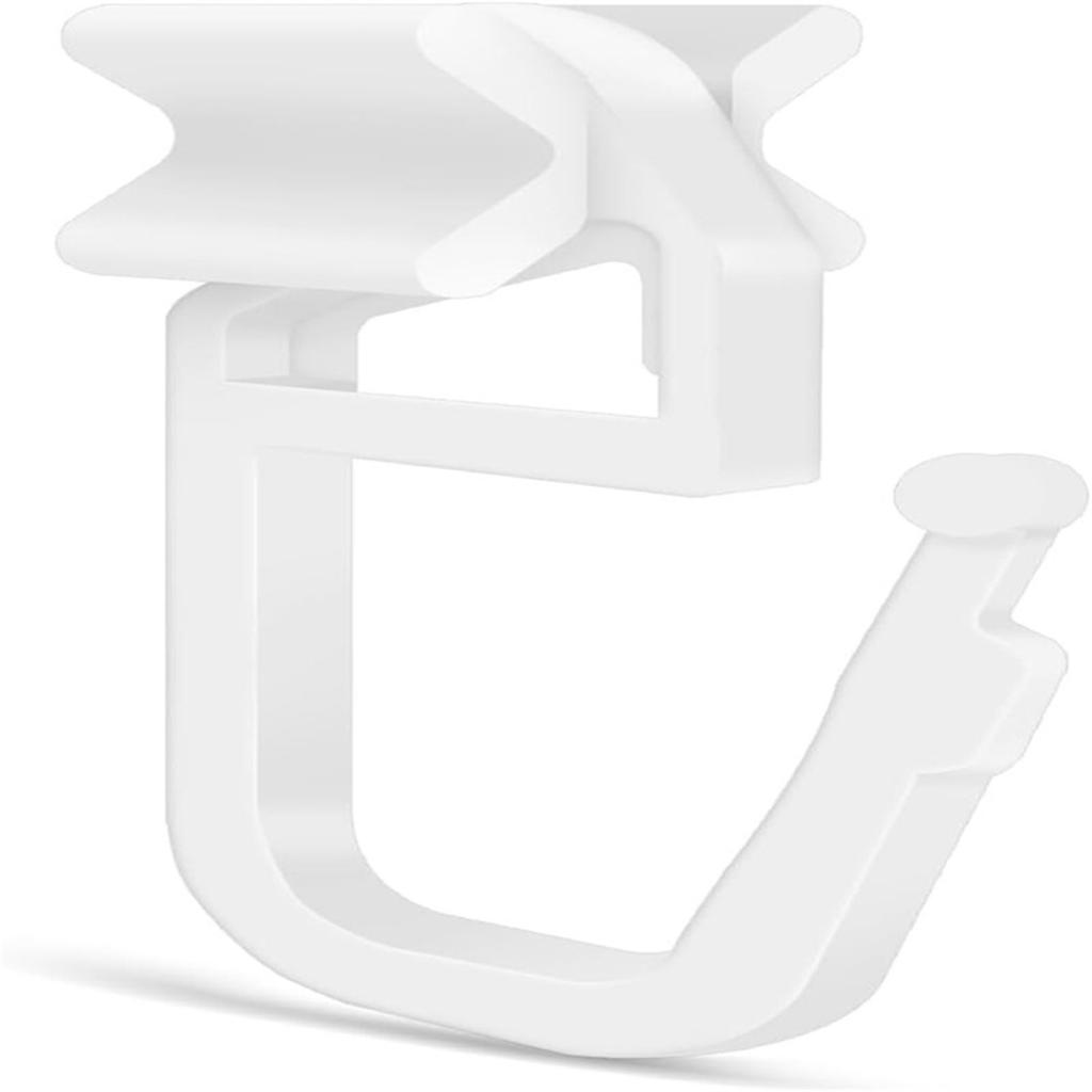 50 шт. Прочные крючки для штор Глайдеры для штор Совместимые с большинством карнизов для штор для плавного движения