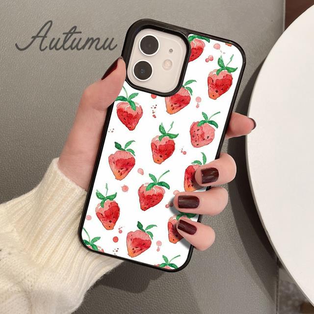 Чехол для телефона «Земляничные поля навсегда» для iPhone 11 12 13 14 Pro Max mini XR XS SE 2020 6S 7 8 Plus Samsung Galaxy S21 S22