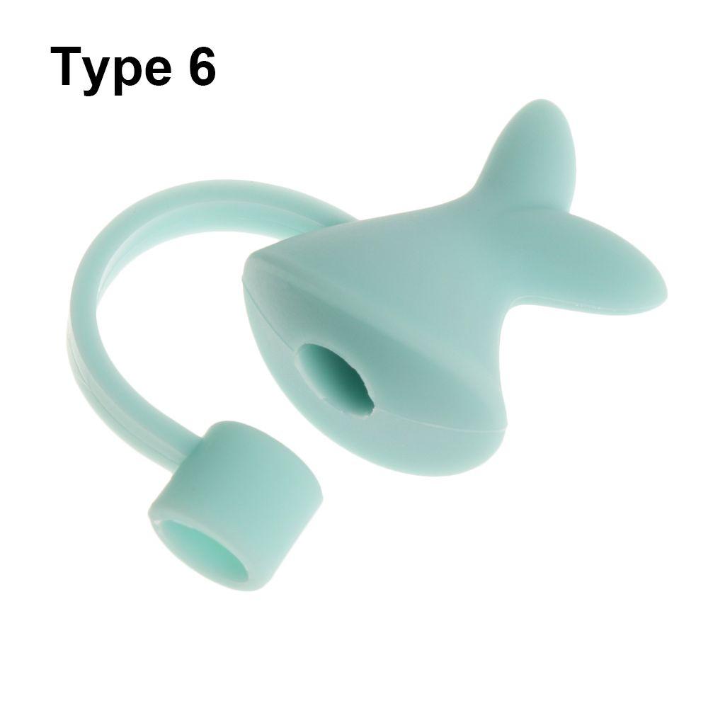 Новые брызгозащищенные многоразовые креативные силиконовые соломинки, пылезащитные колпачки для питья, наконечники для соломинок, аксессуары для чашек