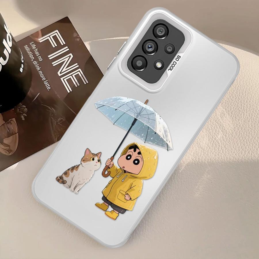 Phone Cover Case for Samsung Galaxy A12 A14 A56 A54 A16 A34 A17 A52 A32 A36 A13 A72 A25 A73 A23 A71 Cool Cra-yons Shin-chans