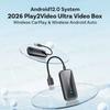 OTTOCAST 2026 Play2Video Ультра Беспроводной Адаптер CarPlay Android Auto для Netflix Youtuber Wifi для Chevrolet Ford VW Toyota Benz