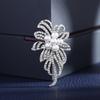 Luxury Brooch With Diamond Corsage Clothing Accessories Versatile Simple Atmosphere Pin Niche Collar Pin
