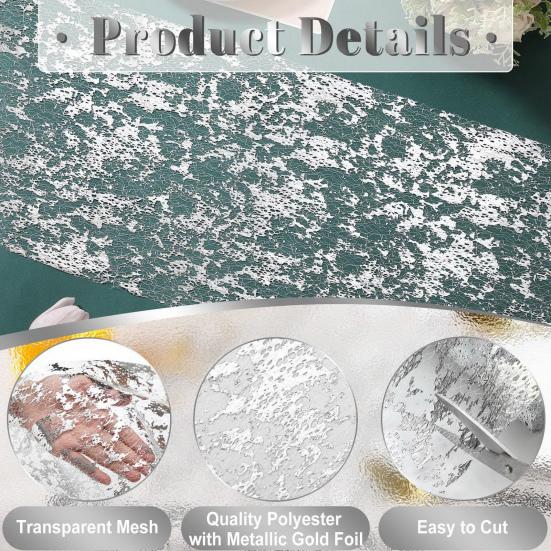 Table Runner Sequin Glitter Table Cover Fine Table Cloth for Home Parties