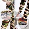 Camouflage One Size Fits FA363 [MT's SHOP] Women's Leggings, 9-Length, Lightweight, Breathable, Stretchy, Most, (Camouflage 2)