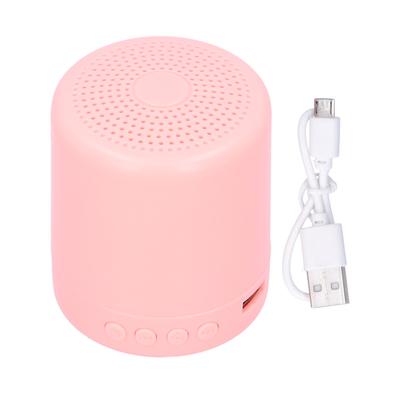Беспроводная Bluetooth-колонка Уличная Портативная Мини Hi-Fi Громкоговоритель Бокс USB Карта памяти FMРозовый