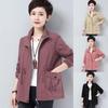 Короткая куртка, женская весенне-осенняя свободная блузка большого размера, повседневная ветровка, короткая тонкая куртка