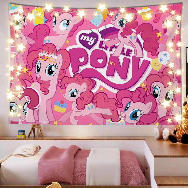Гобелен My Little Pony - Милый Декор для Комнаты Девочки, Общежития, Настенное Украшение, Фон.