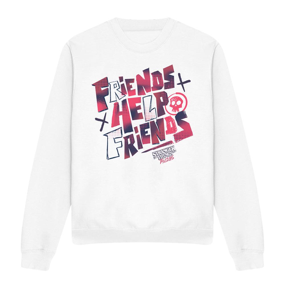Stranger Things: Tales from ´85 Unisex Adult Friends Help Sweatshirt