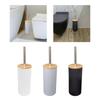 Long Handle Toilet Scrubber Standing Base Bathroom Cleaning Tool Toilet Brush Set  Toilet Cleaning