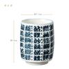 Суши-чашка Sohogama с рыбой x Буквы продукта, Синяя, Прибл.. 7,5 10 см, Номер 488-19-463