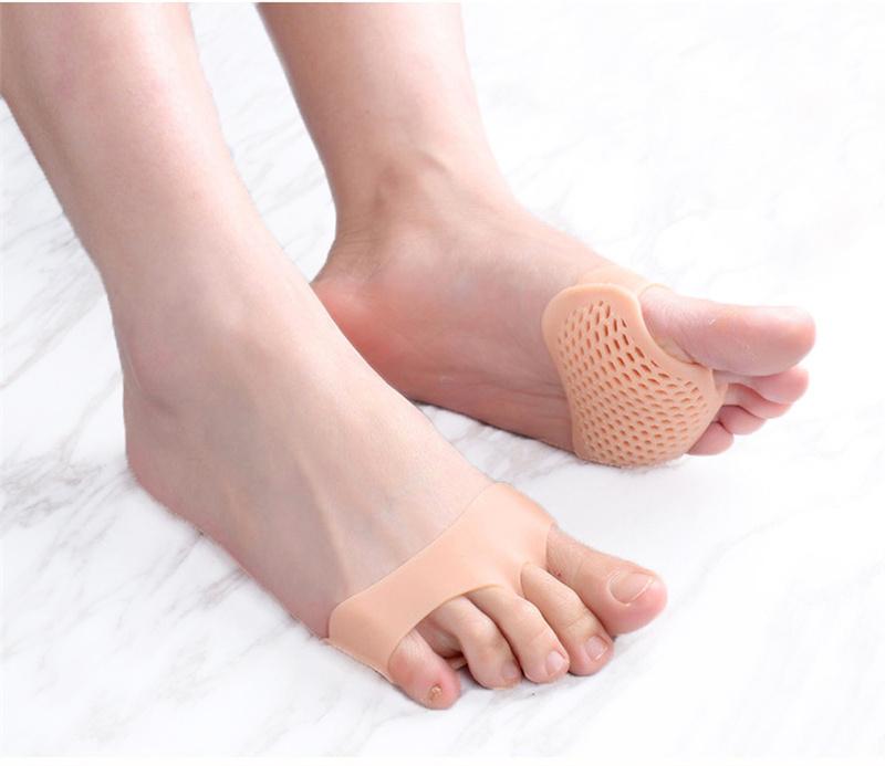 Силиконовые подушечки для передней части стопы для женщин, обувь на высоком каблуке, плюсневая подушка для облегчения боли, волдыри для ног, вставки в пальцы, гелевые сотовые стельки