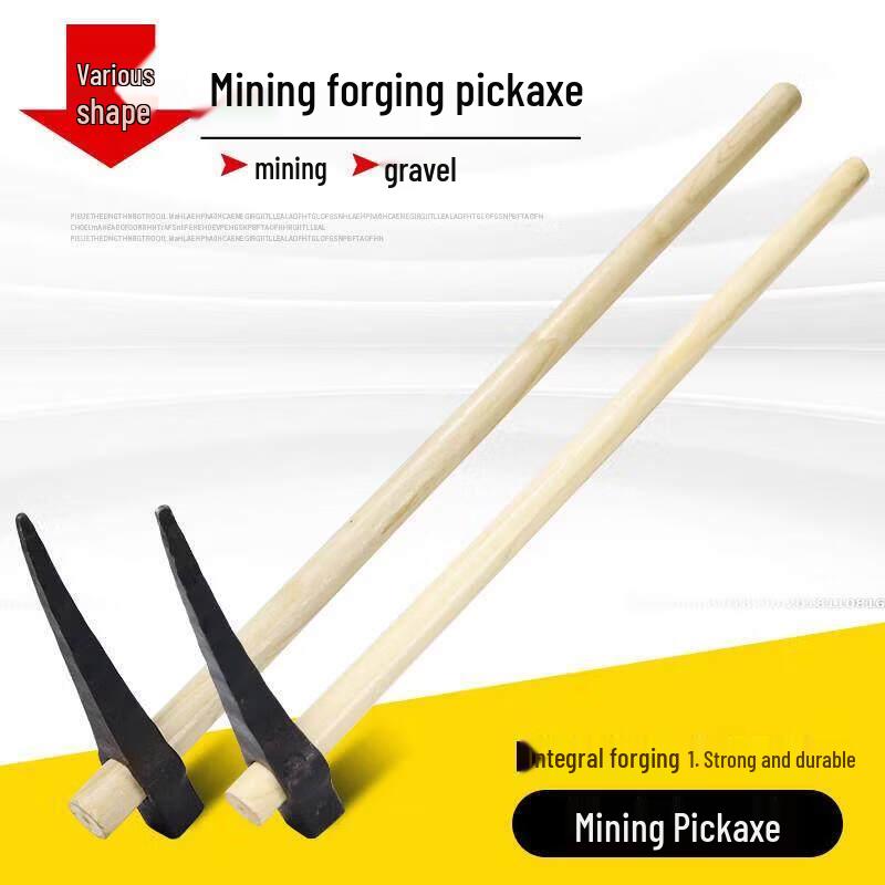 Outdoor Hand-Forged Hammer Pickaxe