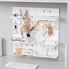 Wall-Mounted Pegboard Storage for Living Room, Kitchen, Bedroom, Dorm