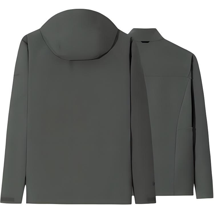 Anta Outdoor Series Sports Casual Simple Solid Color Hooded Comfortable Versatile Waterproof Warm Jacket Men Jacket 152440625-4