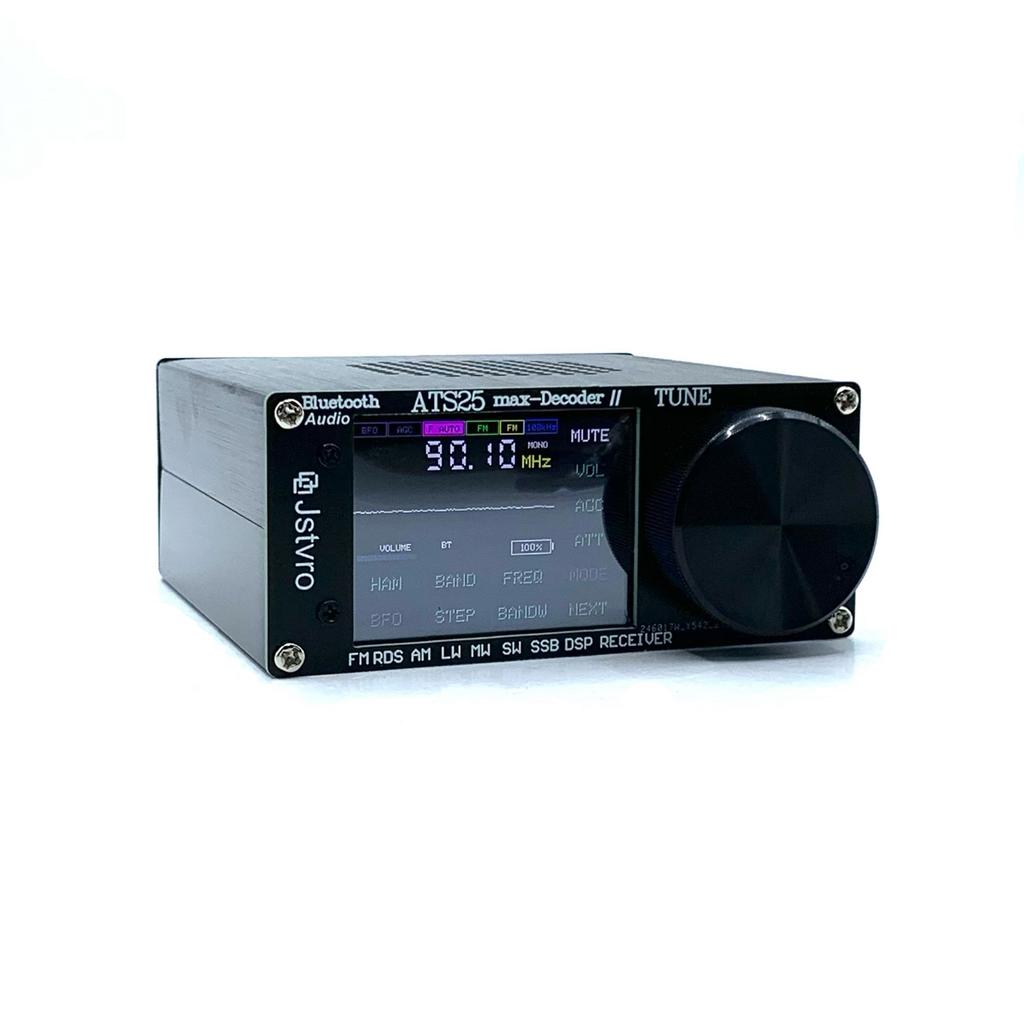 Декодер ATS-25MAX V2 2,4-дюймовый сенсорный экран Портативный полнодиапазонный радиоприемник с любительской частотой