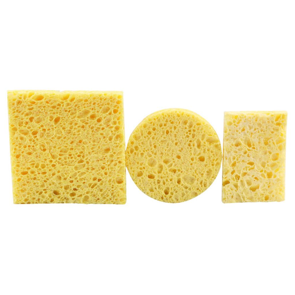 5 шт. губка для чистки головки электрического паяльника, высокая термостойкость, удаление олова, вспомогательный инструмент для сварки