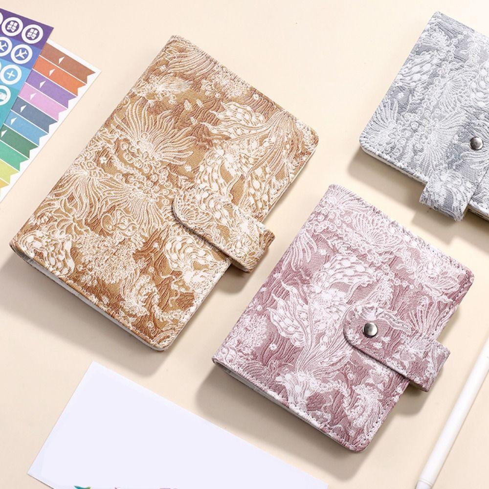 Творческий жаккардовый справочник A5/6/7 Бюджетный переплет Блокнот с отрывными листами Финансовое планирование