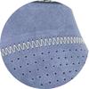 Navy blue women's leather slippers, suede house slippers 40