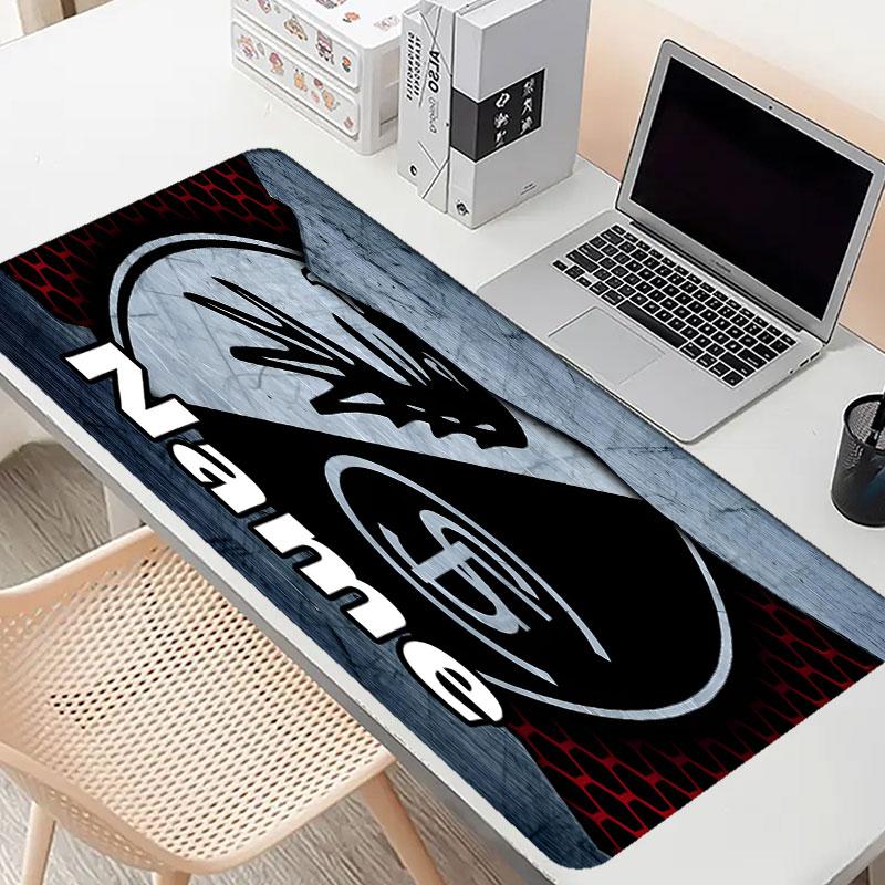Custom Name Personalized SC Freiburg Pattern Mousepad, Laptop PC Desk Mat, Decorative Desk Mat for Home Keyboard Pad Gift