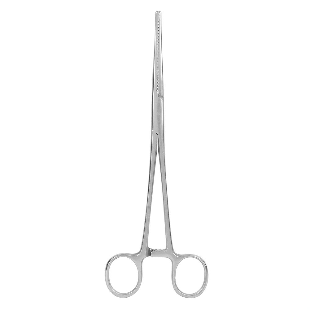 Хирургические гемостатические зажимы из нержавеющей стали, пинцеты для шерсти домашних животных с прямым кончиком