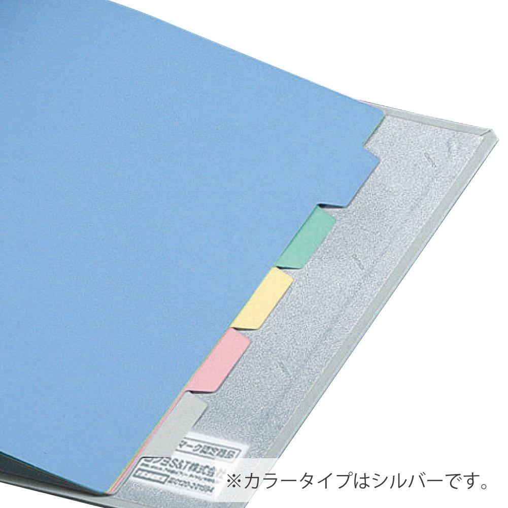 Kokuyo File Pipe File A3 Horizontal 2 Holes 500 Sheets Capacity Silver F-E653C