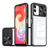 Ударопрочный прозрачный чехол для Samsung Galaxy A04E A04S A04 M04 F04 A03S A03 Core A02S Slide Metal Защитная крышка объектива