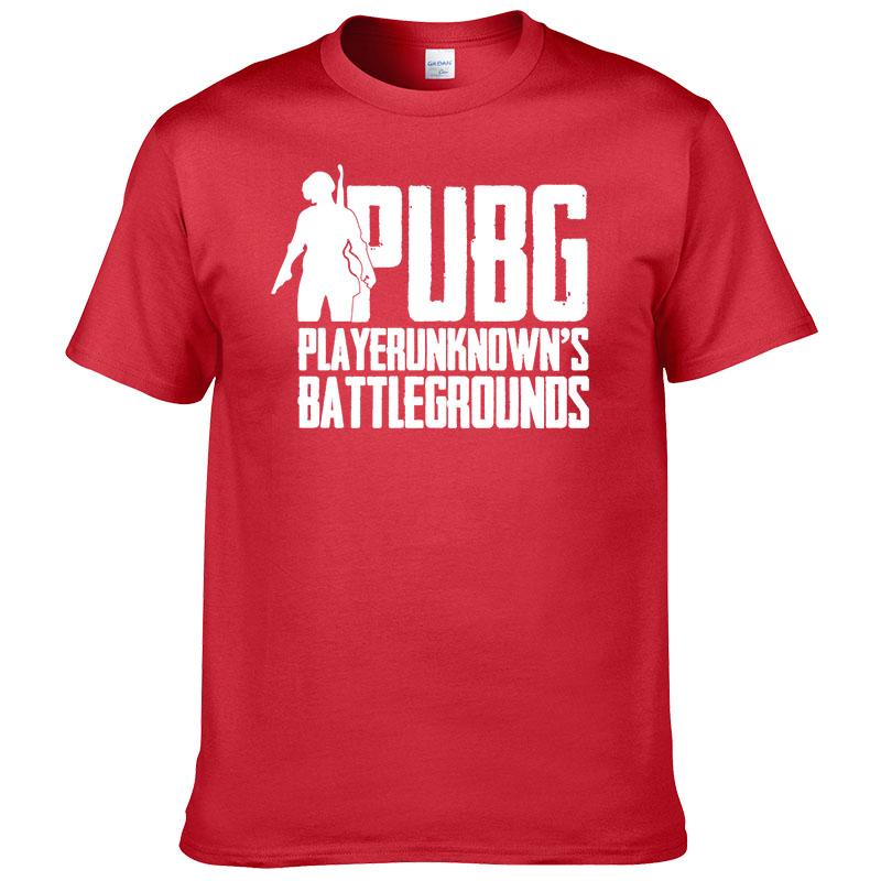New Summer 2024 Game Pubg T Shirt Men Cotton Short Sleeve Print T-Shirt Fashion Casual Tops Cool Tees Hombre F23