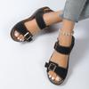 Fashion Buckle Wedge High Heel Sandals for Women Comfort Soft Platform Sandals Woman Light Non-Slip Sandalias Mujer Plus Size