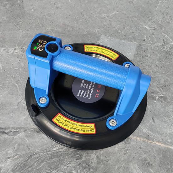 Electric Glass Suction Battery Powerful Motor Cup Lifter with 4000mAh 600lb Max Load Heavy-Duty