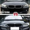 Высокое качество ABS автомобильный Стайлинг передняя решетка почек двойная решетка для BMW F30 F31 F35 2012-2018 320i 325i 328i автоаксессуары