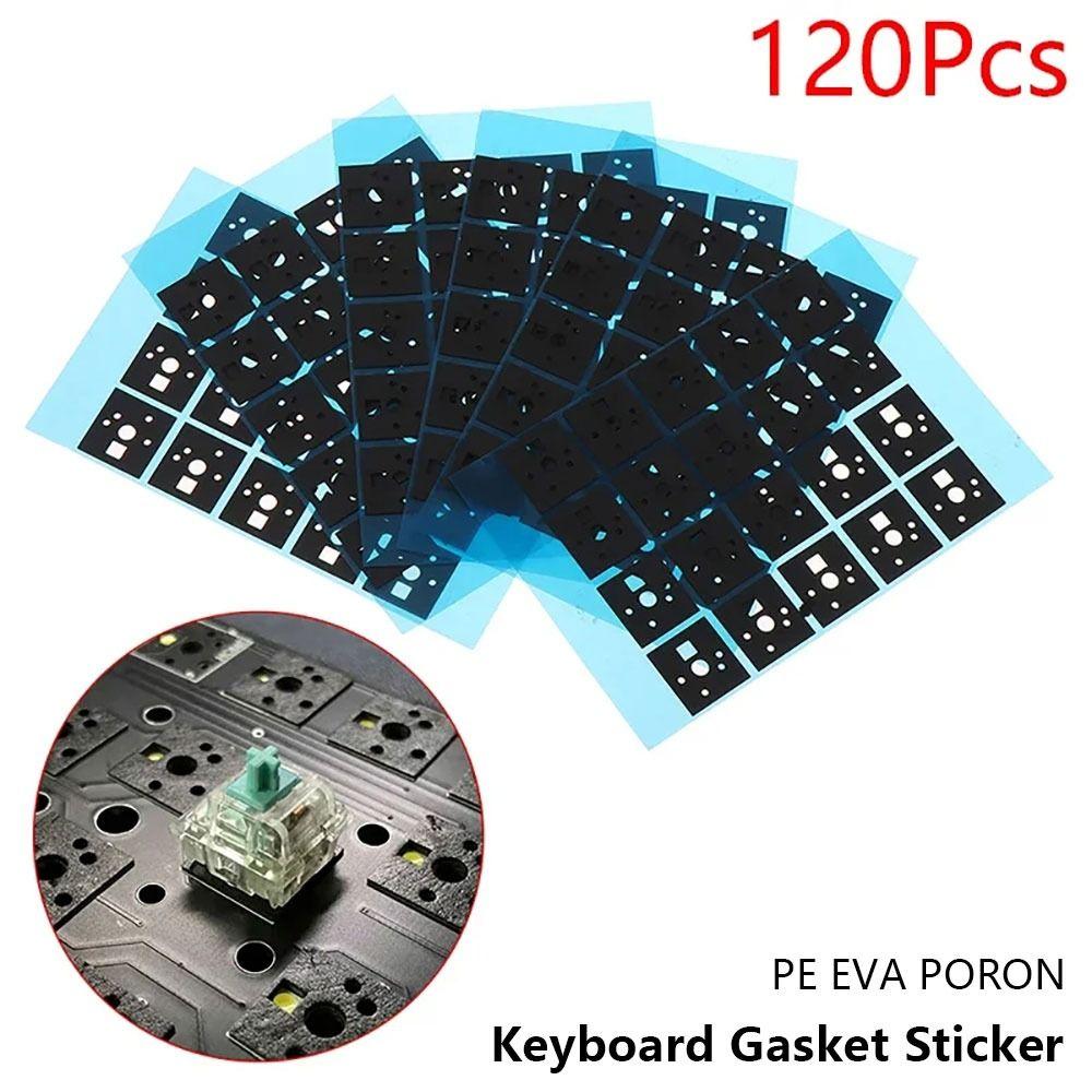 120Pcs Universal PCB Switch Pad Sticker 0.5mm Keyboard Gasket Improve Sound Quality