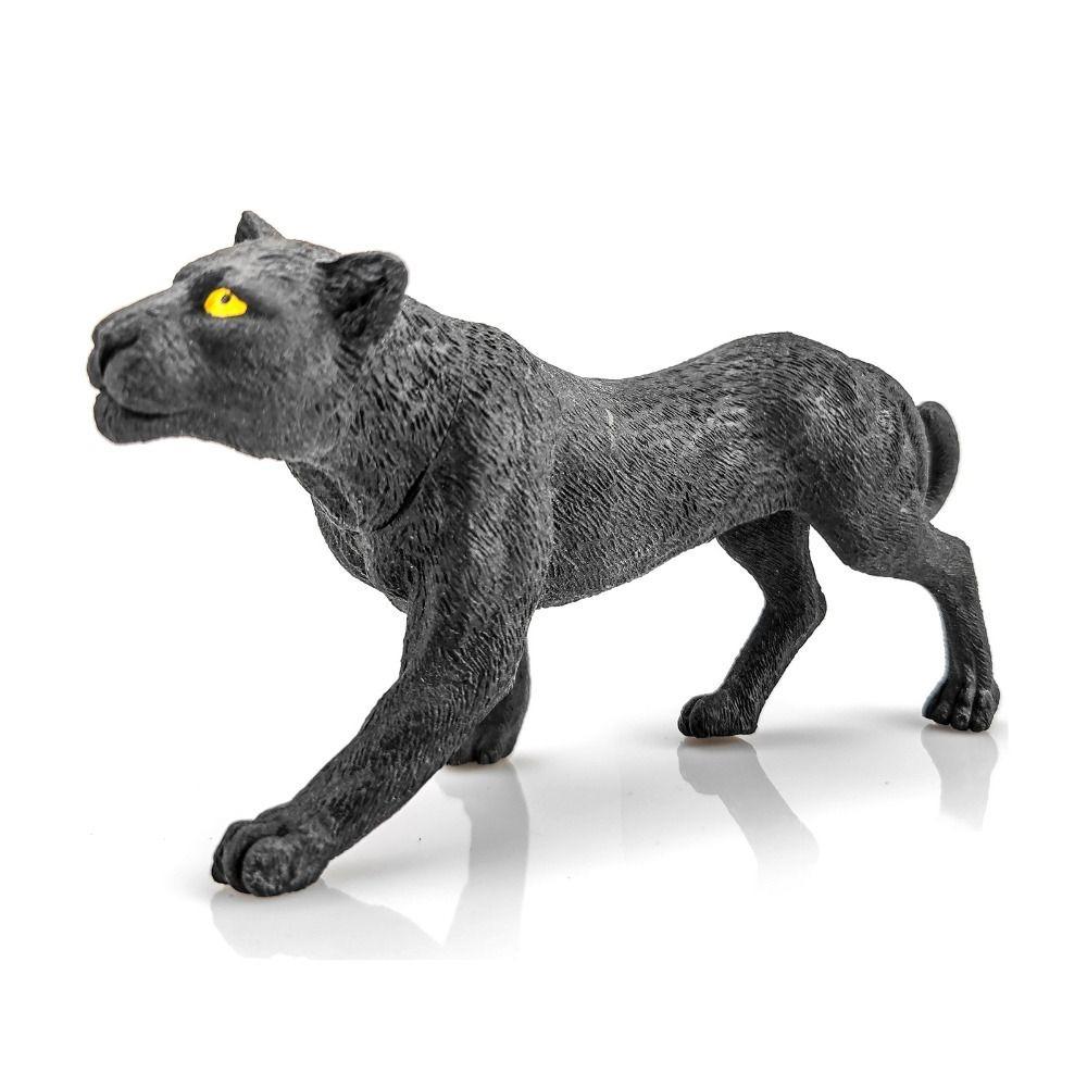 Panther Jungle Wild Animal Model Rhinoceros Realistic Tiger Toy Simulation Lion Model Toys Kids