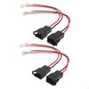 4x PC2-805 Speaker Adaptor Cable Wire Harness Connector Plugs,Vehicle Repair Audio Wiring Harnesses