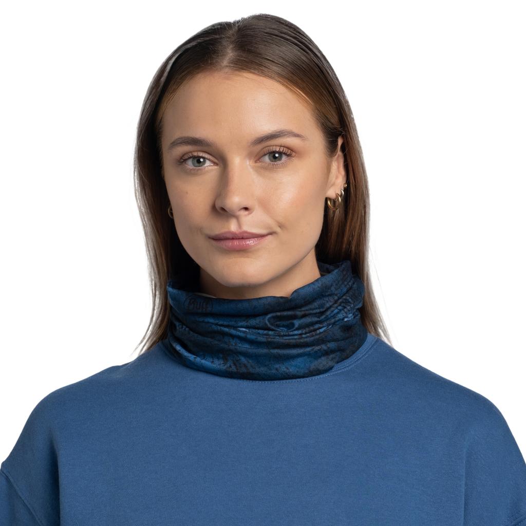BUFF Оригинальный шарф-труба Ecostretch, унисекс, темно-синий, грелка для шеи