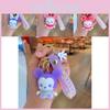 Adorable Cartoon Mickey Mouse Keychain With Cute Pink Bow Silicone Accessory