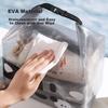 Banzheni Travel Toiletry Storage Bag, Waterproof Swimming Fitness Bag for Outdoor And Home Use, Bathroom Shower Large Capacity Wet And Dry Separatio