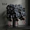 Long Lasting Fake Flowers for Interior Design Artificial Phalaenopsis Silk Orchid Flower Home Decor, Realistic Velvet Plant Reusable Faux Floral