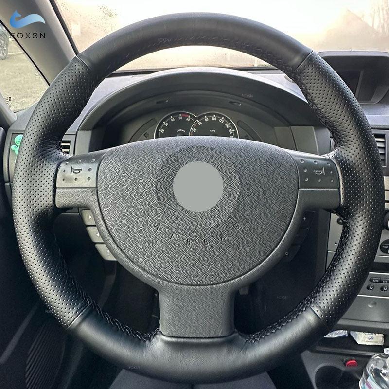 Для Opel Corsa C 2000-2006 Combo C 2001-2011 Vauxhall Holden Barina Tigra ручная оплетка автомобильный чехол на руль кожаная отделка черный