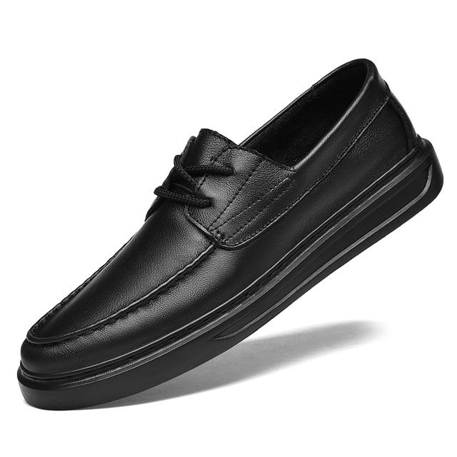Genuine Leather Casual Shoes Man Luxury Designer Oxford Shoes Men Fashion Loafers High Quality Formal Dress White Men 'S Shoes
