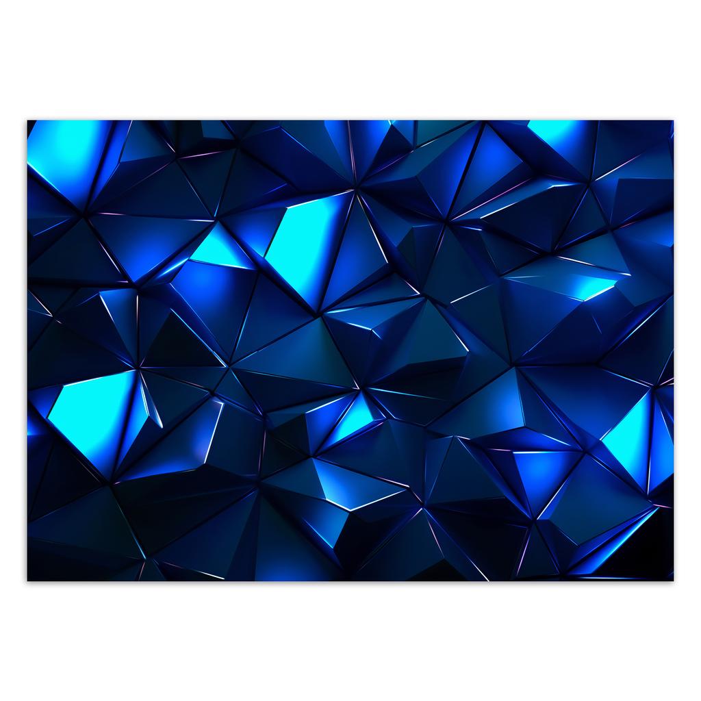 Обои Синяя 3D абстракция