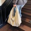 Canvas Tote Bag New Large Capacity Trend Lazy Style Casual Armpit Bag Daily Simple Commuter Bag