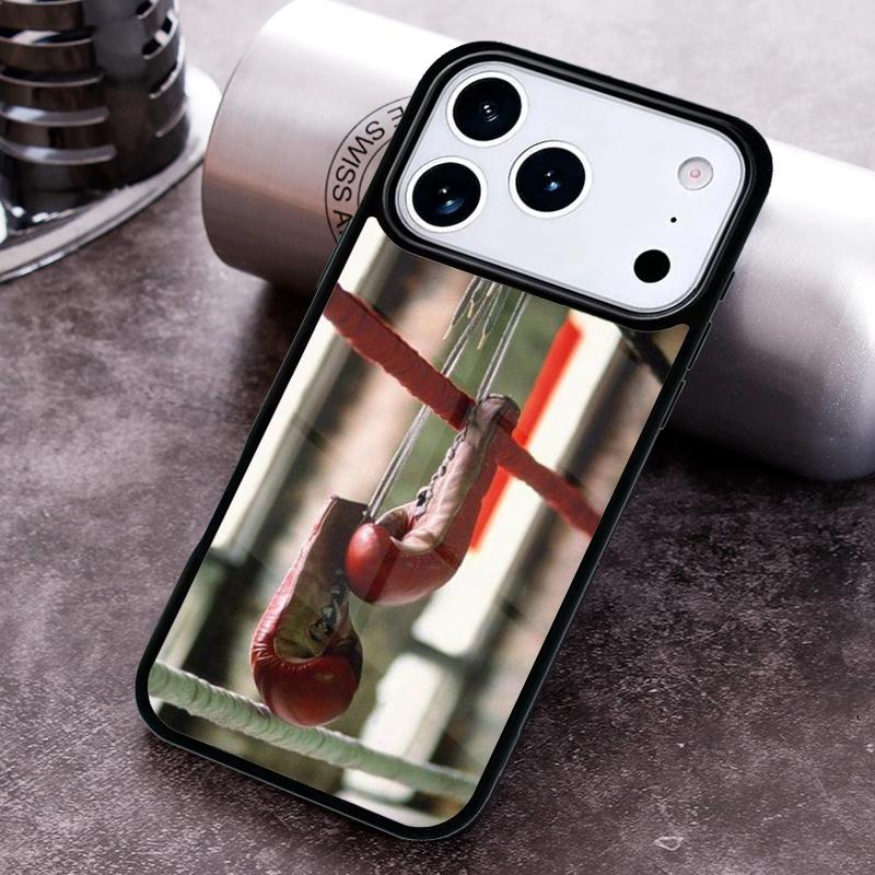 Boxing Gloves Hanging on a Wall Phone Case For iPhone 17 16 15 14 13 12 11 Pro Max Plus 17Air Soft Silicone Cover