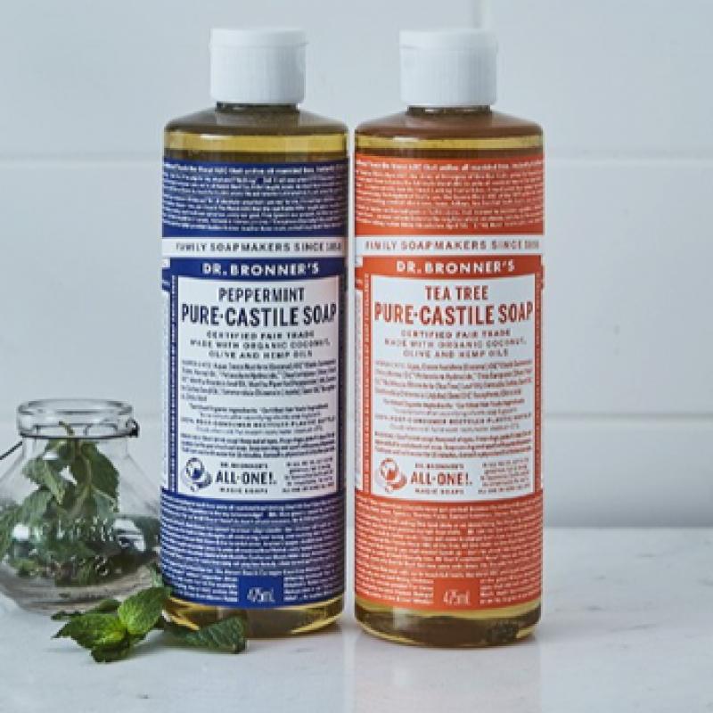 Доктор. Bronner S Детское мягкое чистое кастильское мыло 475 мл